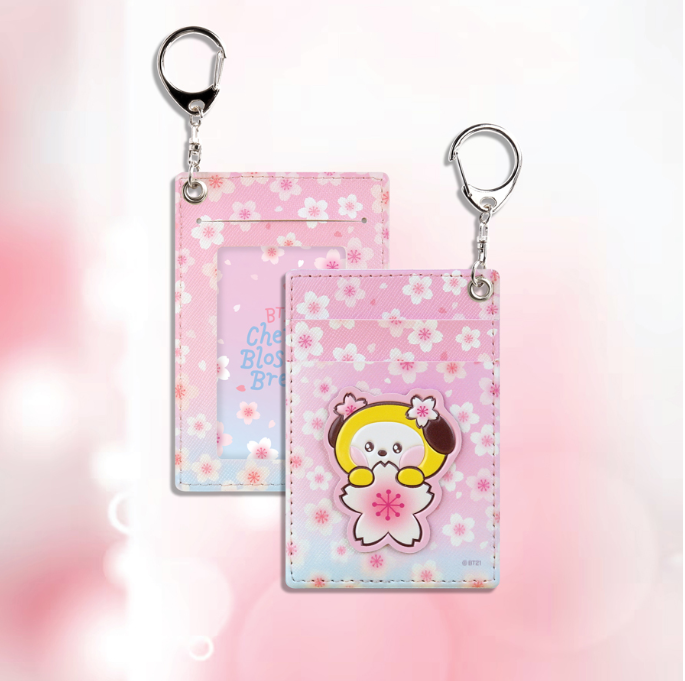 BT21 Cherry blossom minini card holder