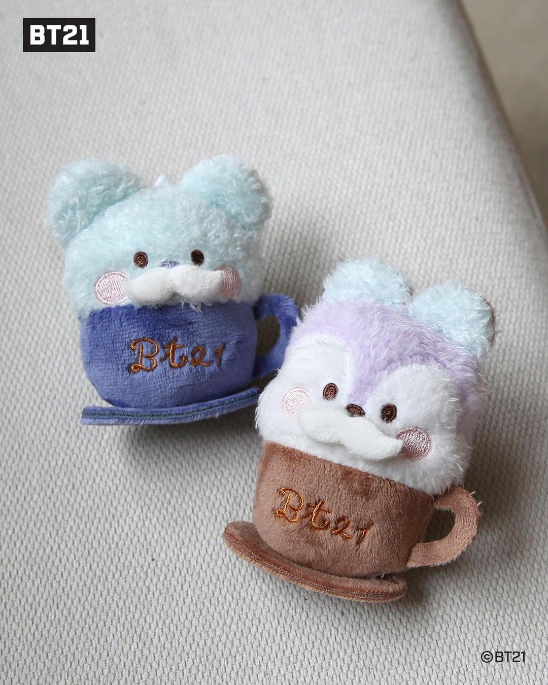 Monopoly Bt21 Minini Plush Keyring [Latte]