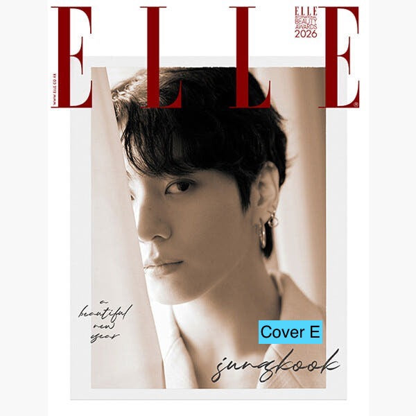BTS JungKook X Elle Korea 2026.01 January | Kgifts.shop