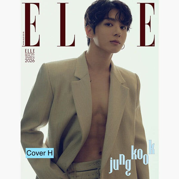 BTS JungKook X Elle Korea 2026.01 January