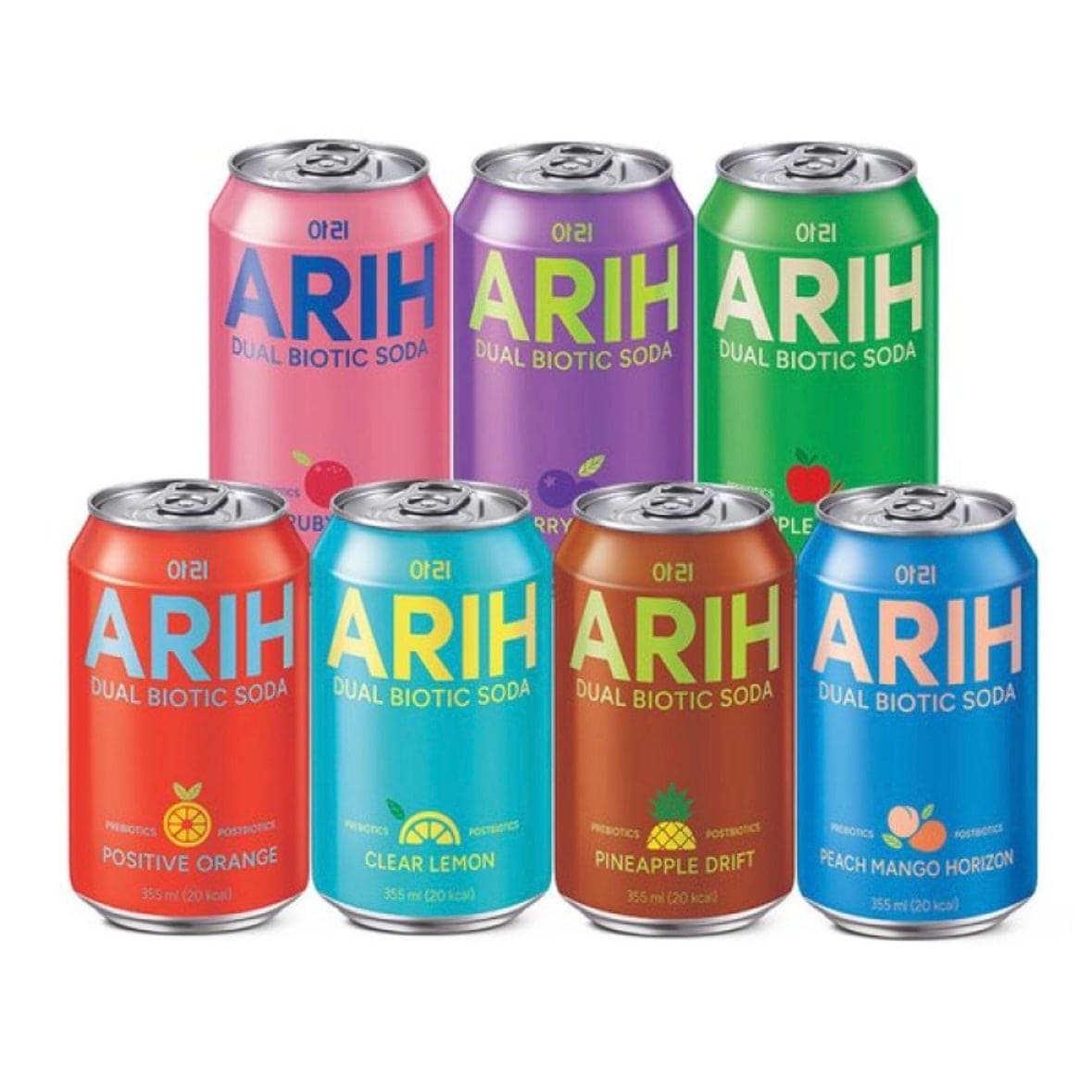 ARIH Dual Biotic Soda 7-Pack + 2 ARIH Noodles