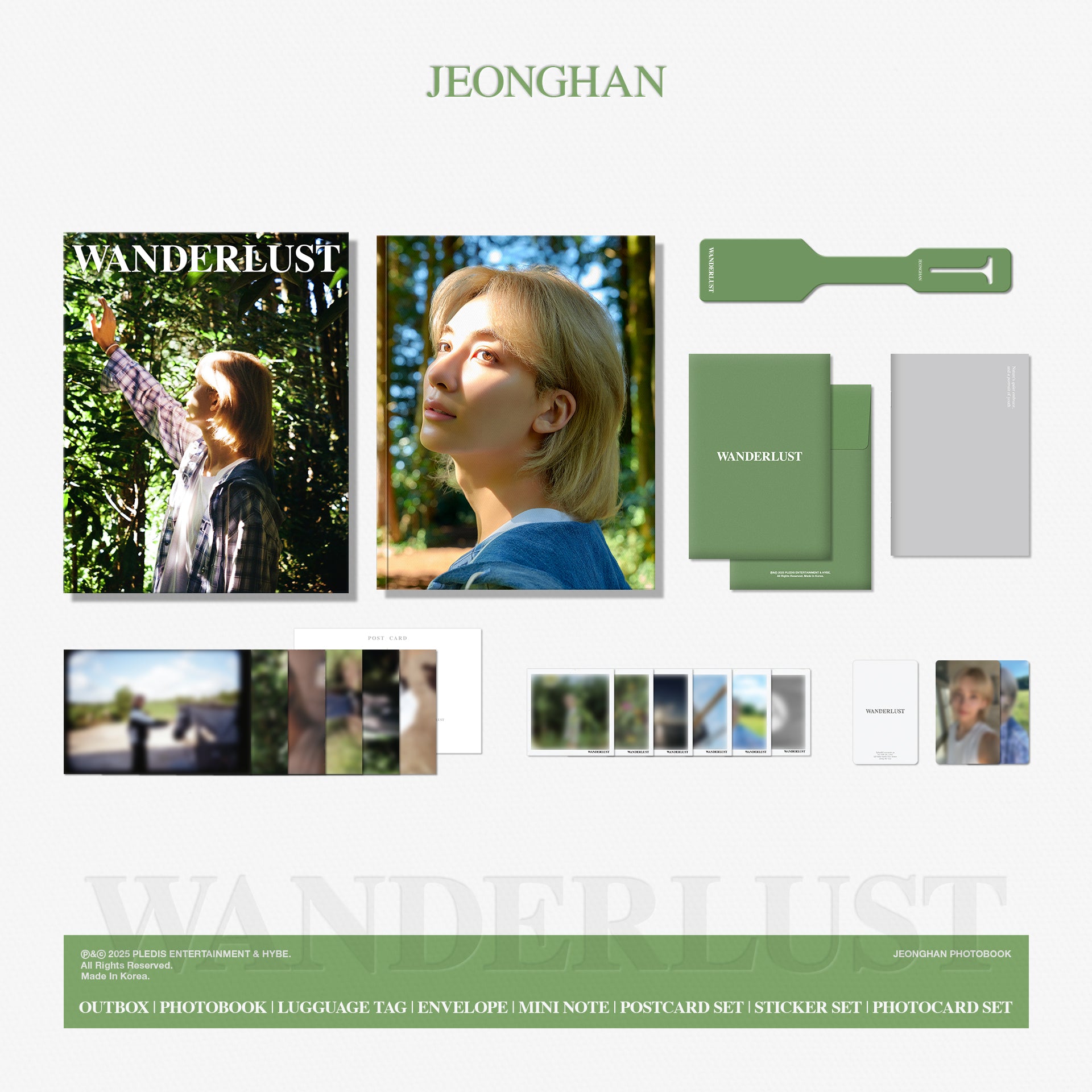 Pre-order] SEVENTEEN JEONGHAN 'WANDERLUST' PHOTOBOOK | Kgifts.shop