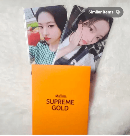 Maxim Supreme Gold An Yu-jin photo card gift