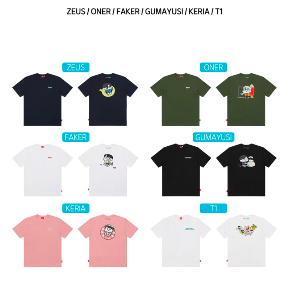 [T1 X Mongi] Summer Vibes T-shirt