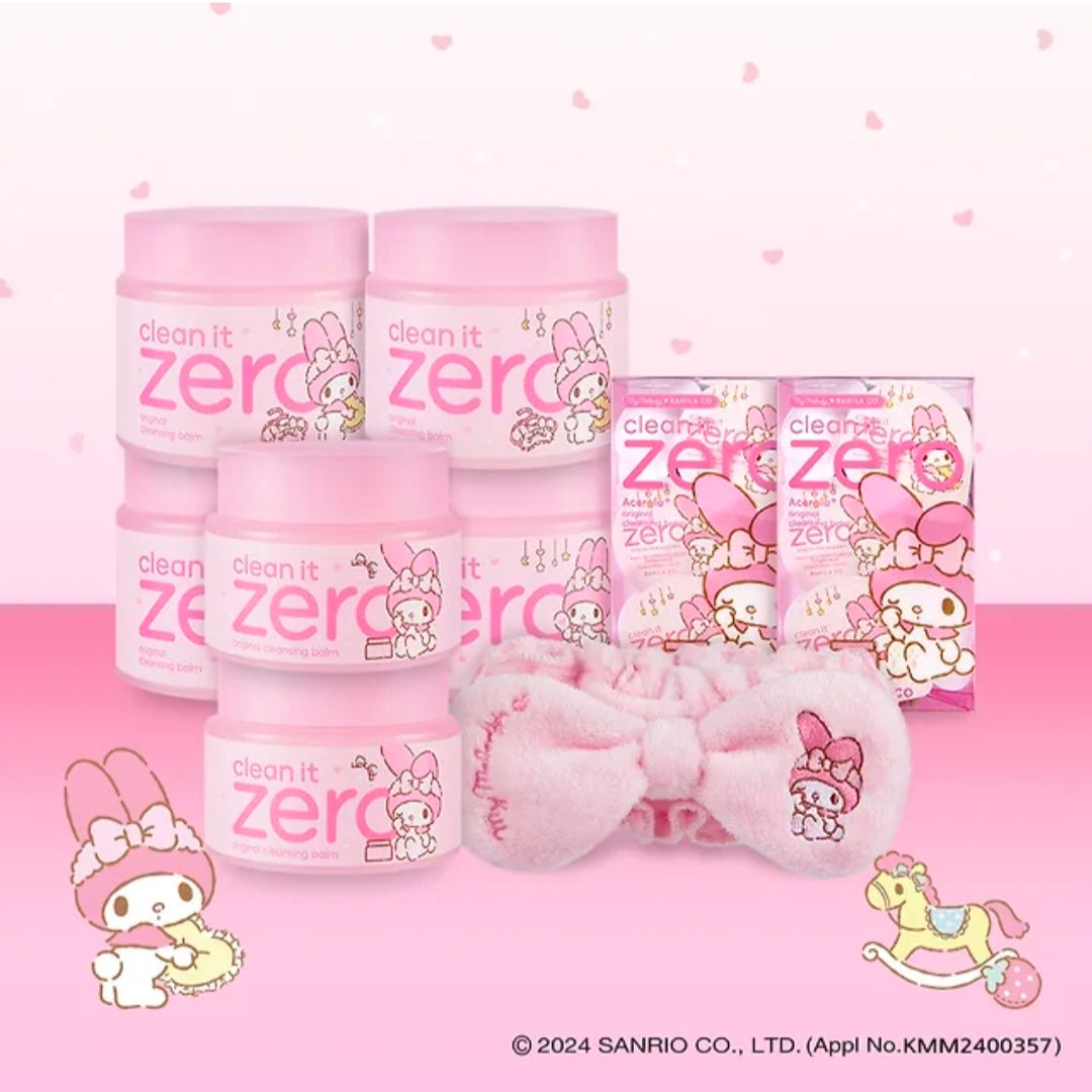 [My Melody Edition] Clean It Zero Original Balm+ Hairband Set