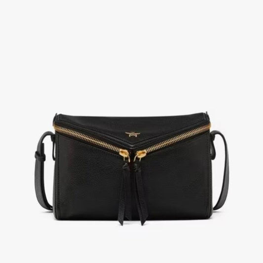 DIAMANTE 3D GOAT LEATHER SHOULDER BAG