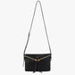 DIAMANTE 3D GOAT LEATHER SHOULDER BAG