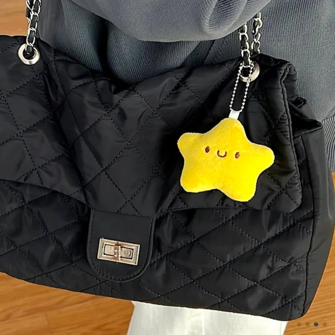 Cute Twinkle Star Keyring Squeaky Doll