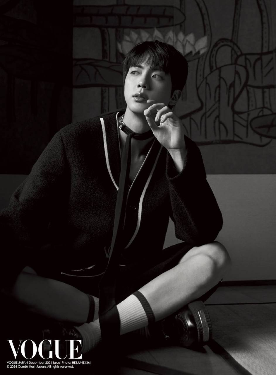 Jin Vogue Japan December 2024 Issue