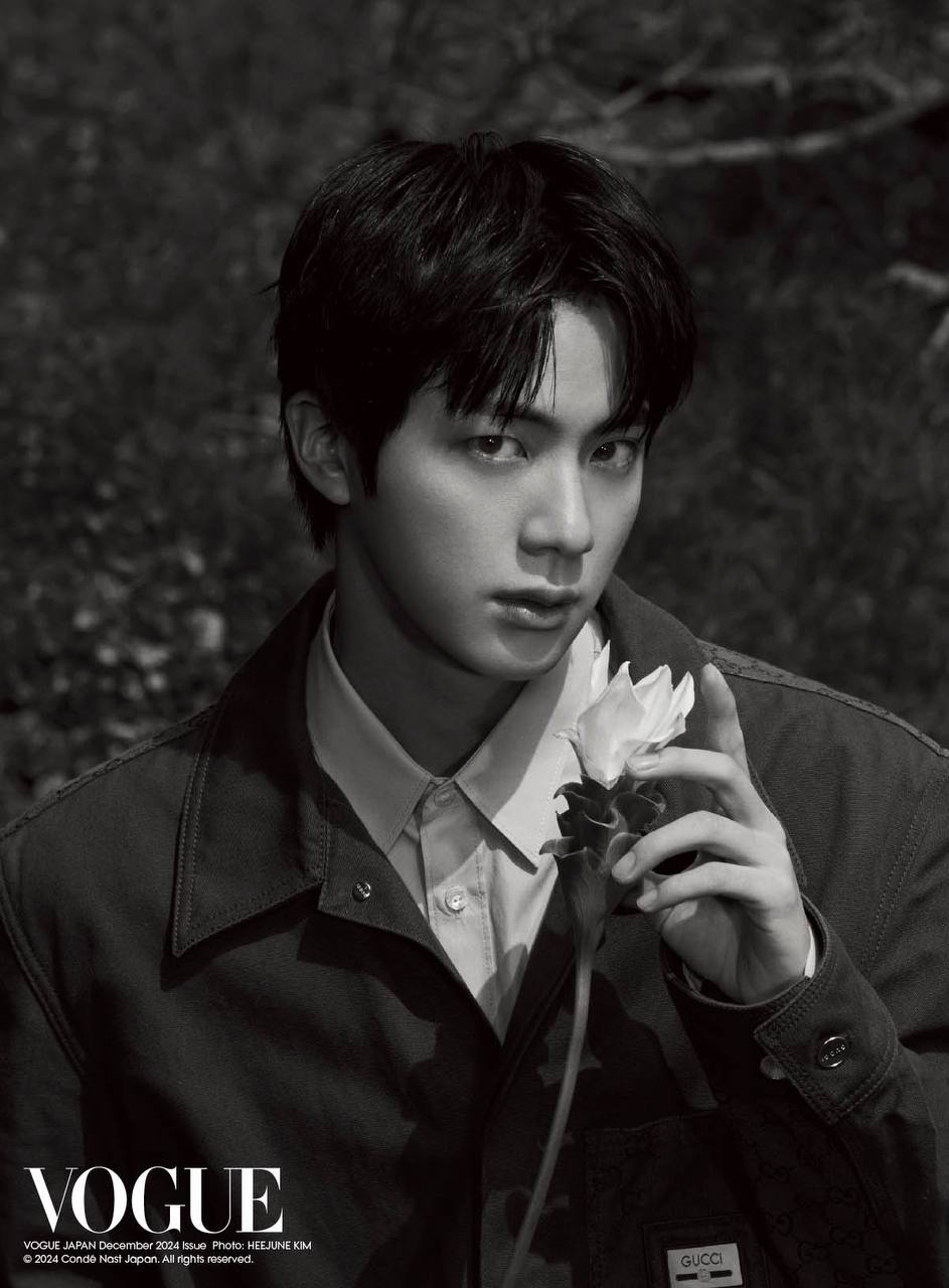 Jin Vogue Japan December 2024 Issue