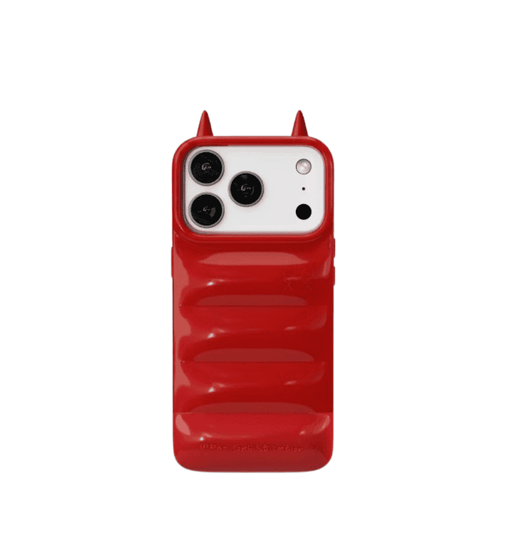 THE PUFFER CASE® - CUPID IN RED (Limited Edition) JK pick
