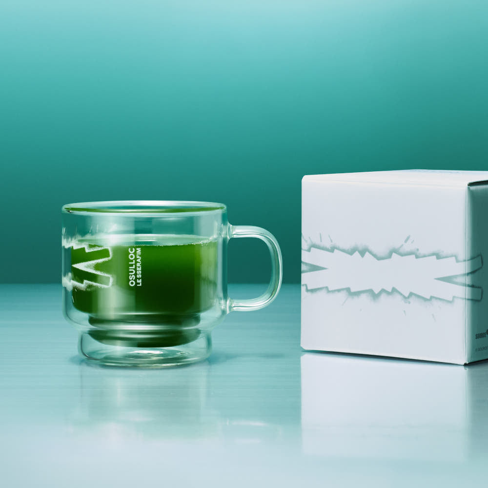 Osulloc Matcha Plus x Le Sserafim Tea Cup Collab