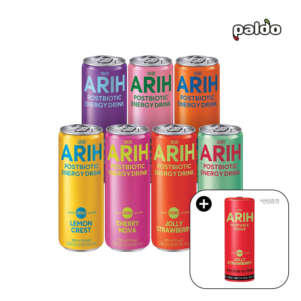 ARIH Postbiotic Energy Drink 7-in-1 + Arih Tissue
