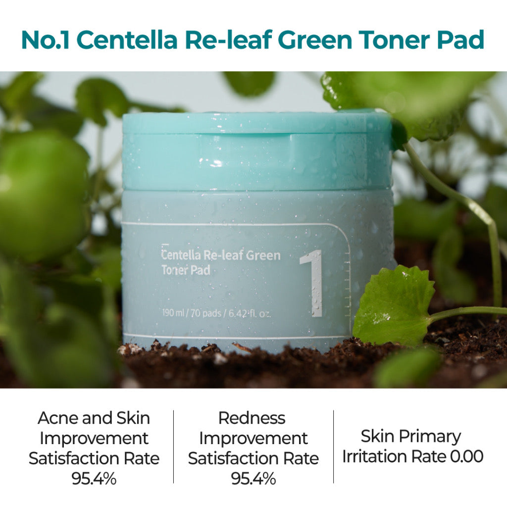NUMBUZIN Centella Re-leaf Green Toner Pad