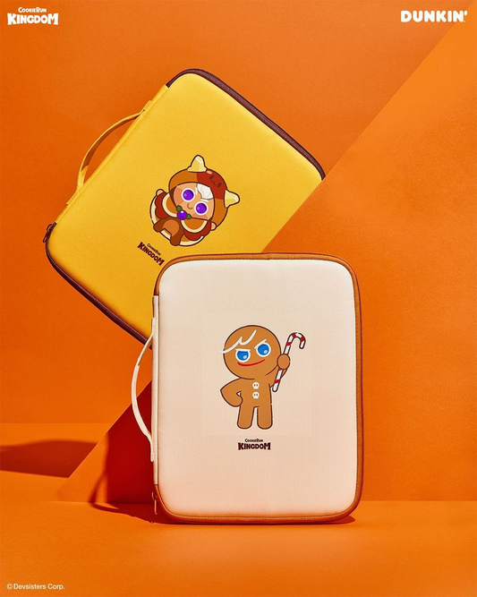 Dunkin & Cookie Run Collab Tablet/ Notebook pouch