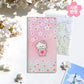 BT21 Leather Patch Passport Cover L [Cherry Blossom]