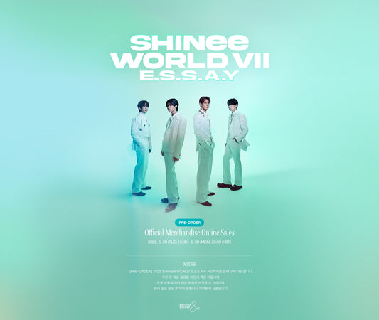 2025 SHINee WORLD Ⅶ 'E.S.S.A.Y' MD Pre Order