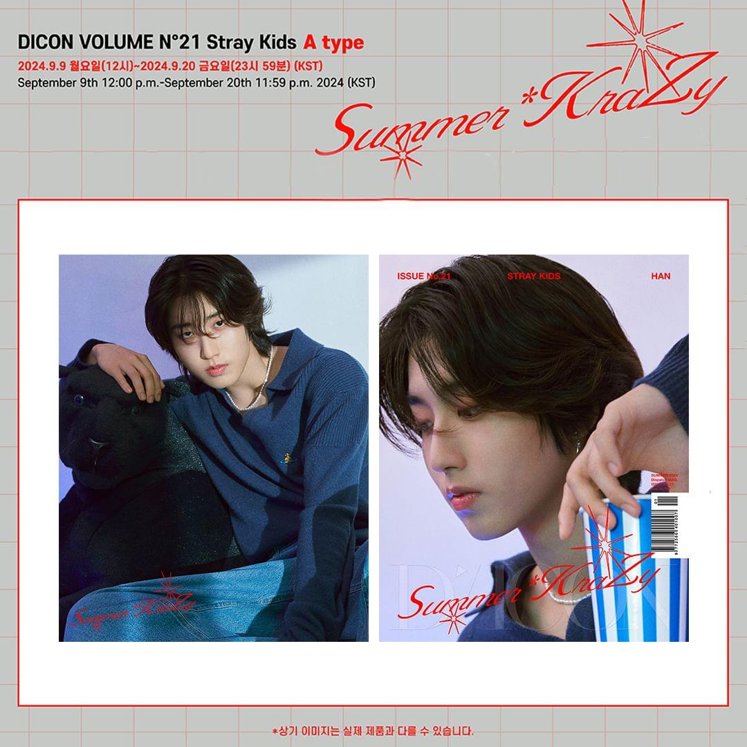 DICON VOLUME N°21 STRAY KIDZ : Summer KraZy [A-type]
