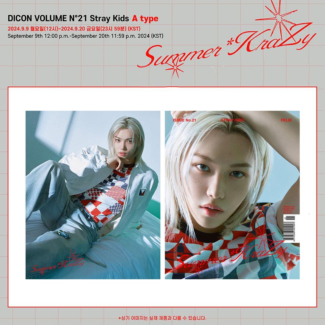 DICON VOLUME N°21 STRAY KIDZ : Summer KraZy [A-type]