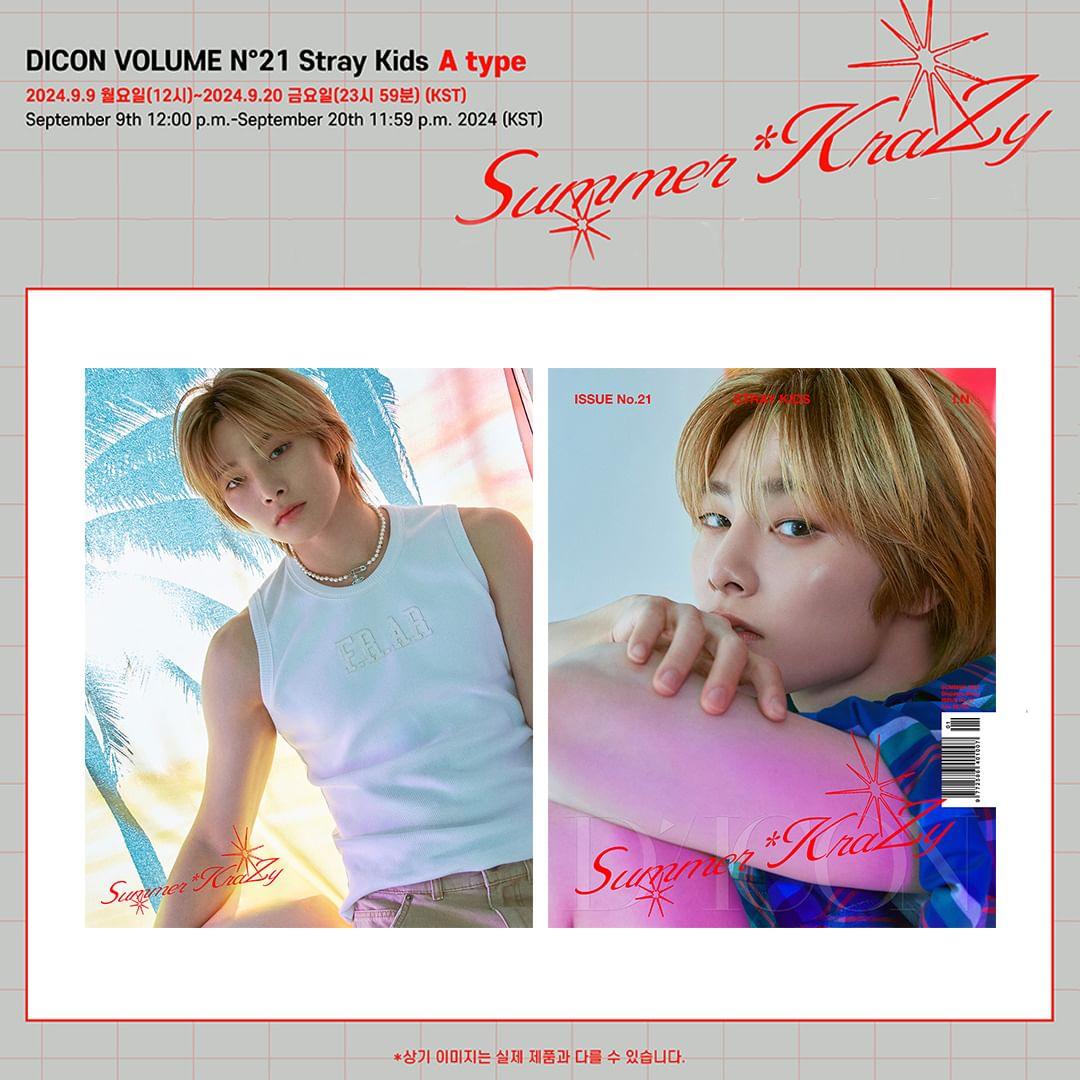 DICON VOLUME N°21 STRAY KIDZ : Summer KraZy [A-type]