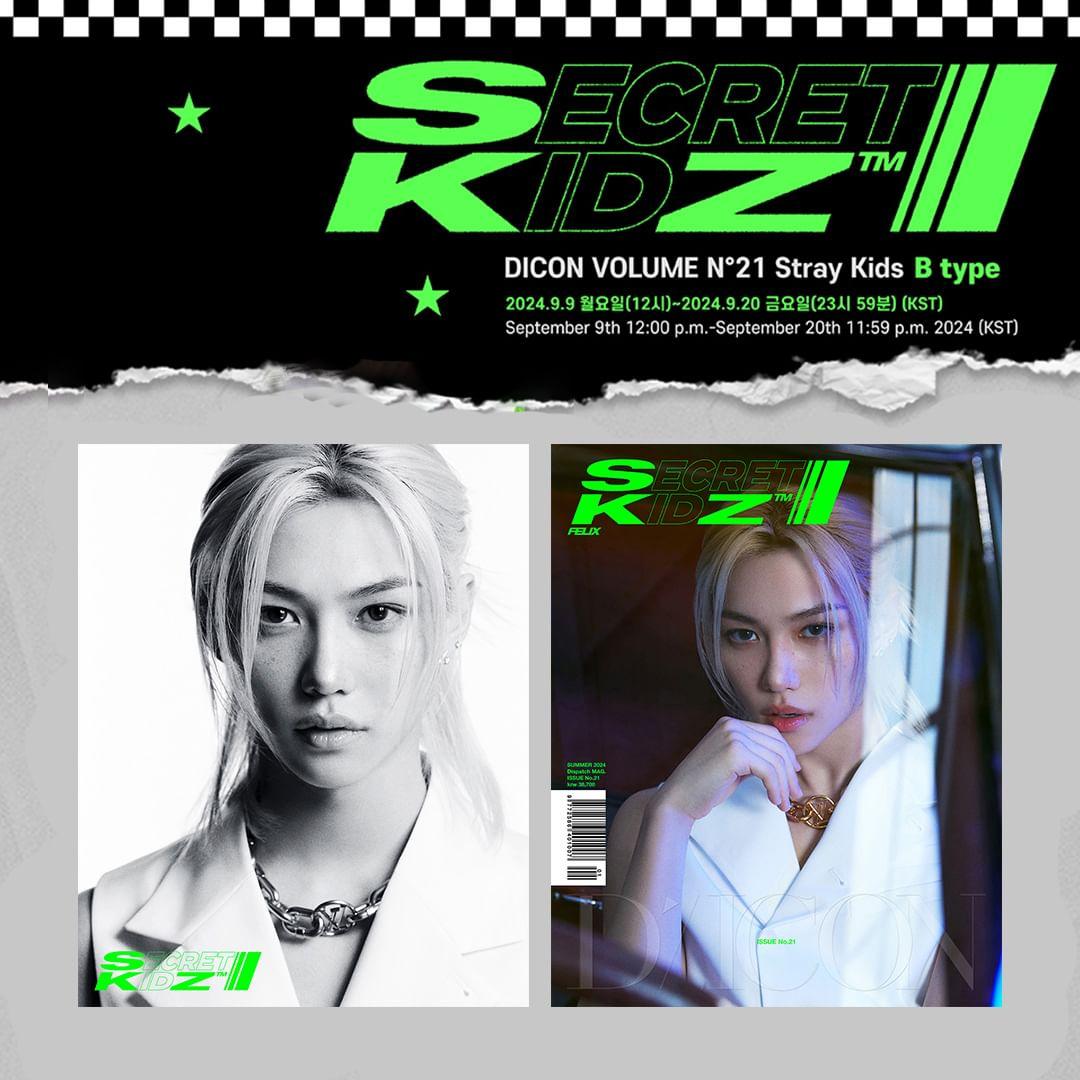 DICON VOLUME N°21 STRAY KIDZ : Summer KraZy [B-type]