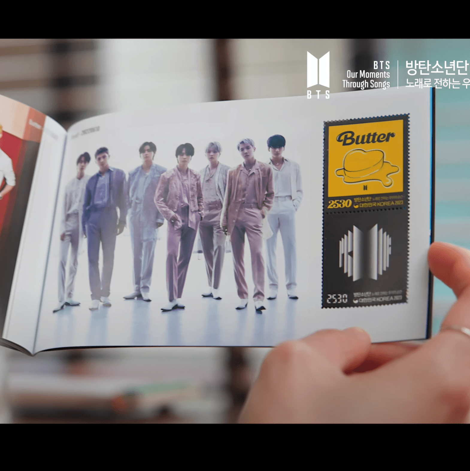 Korea Post BTS 10 Anniversary Commemorative Stamps Collection