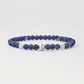Delixir thin lapis lazuli natural stone bracelet