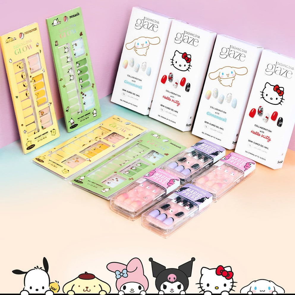 Dashing Diva x Sanrio Glaze Cinnamoroll/ Hello Kitty (Limited Edition)