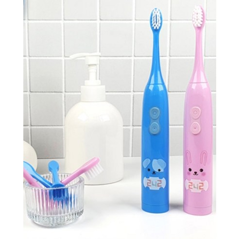 Children's Electric Toothbrush Main Unit + Refill Head 4p Set