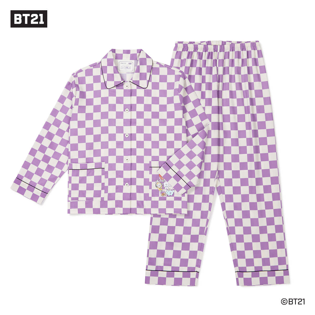 BT21 special edition Pajama long sleeve For women