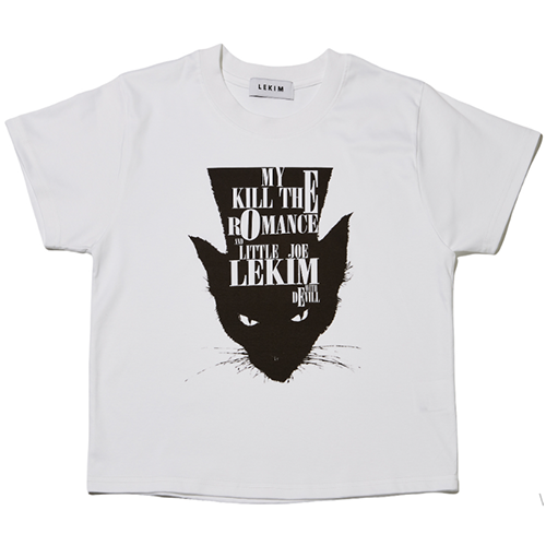 LEKIM DEVILL CAT T-SHIRT WHITE (WOMAN) [Worn By Winter From Aespa ]