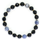 Delixir Onyx Sodalite Natural Stone Gemstone Success Bracelet JK Pick!