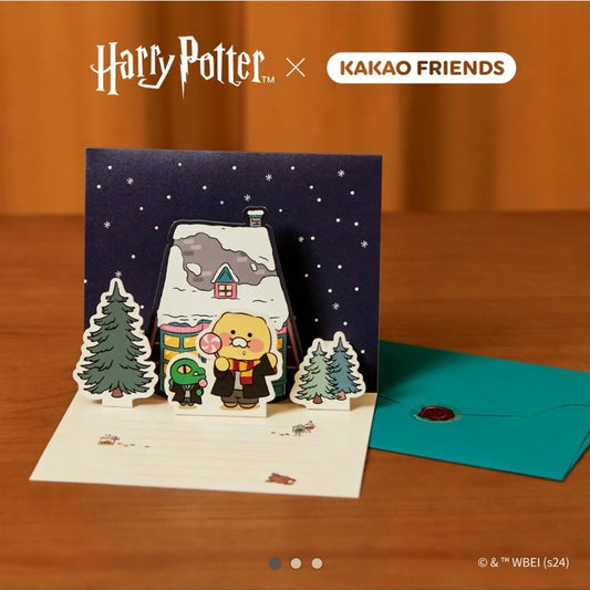 Harry Potter x Kakao Friends Pop-Up Greeting Card Friends