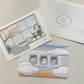 Skyfolio 16 types of illustrated postcards (+ envelope set)