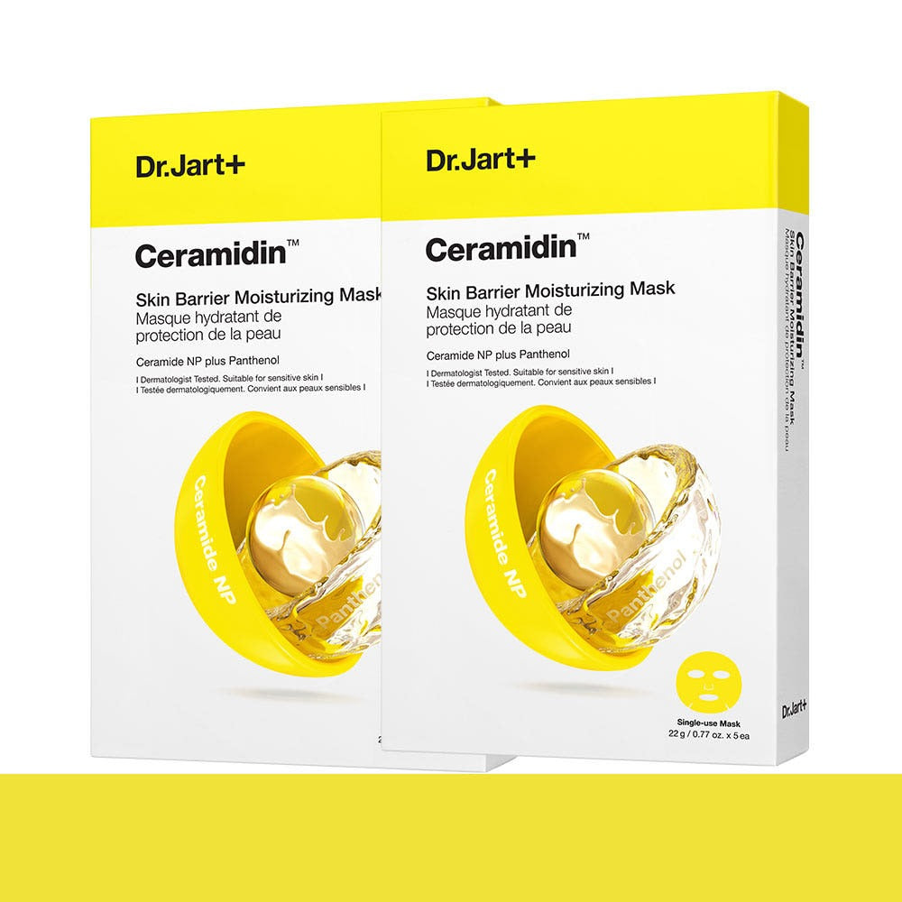 Dr.Jart+ Ceramidin Skin Barrier Moisturizing Mask 22g (1 piece/ 10 pieces)
