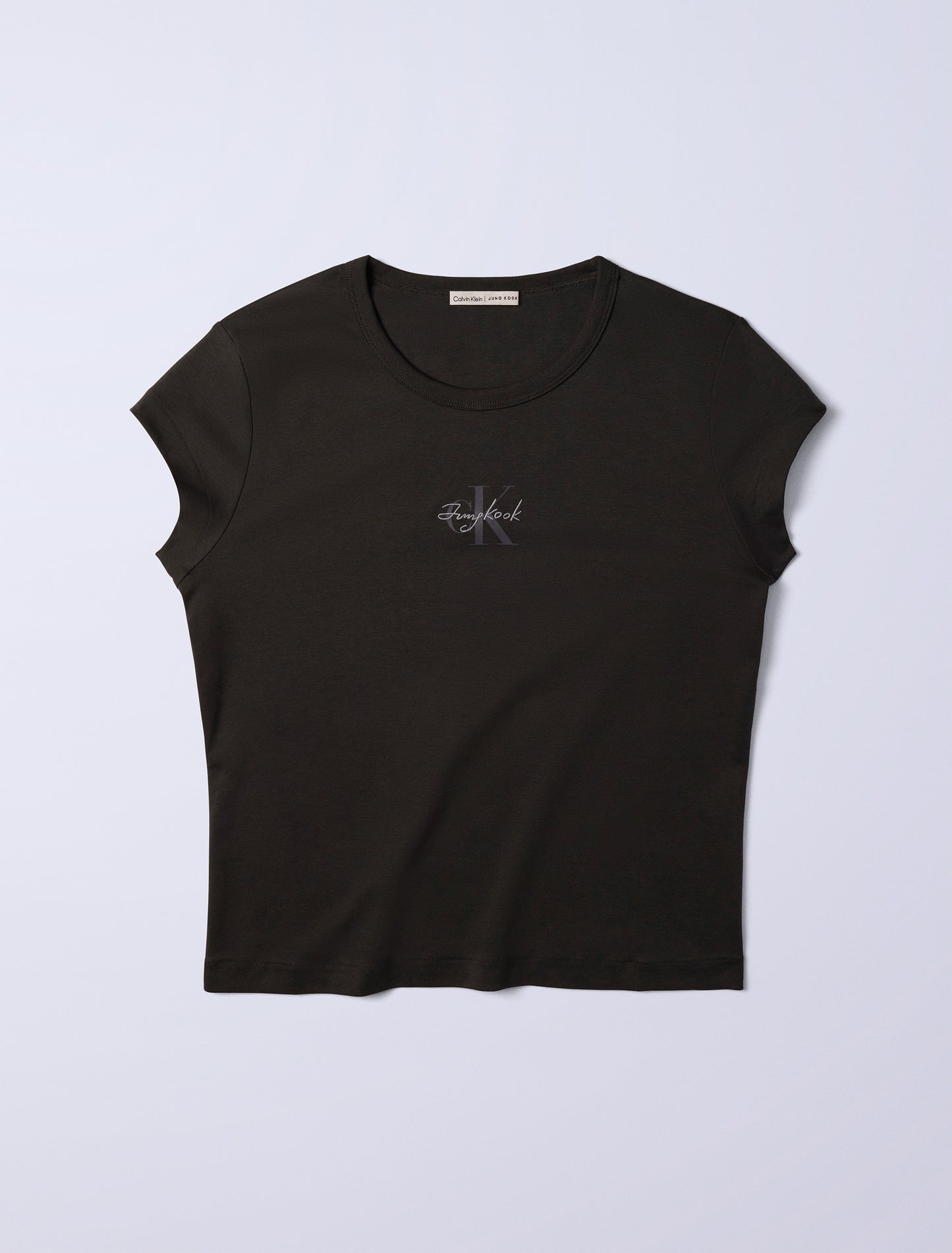 Jung Kook for Calvin Klein Women's Monogram Baby Short Sleeve T-shirt