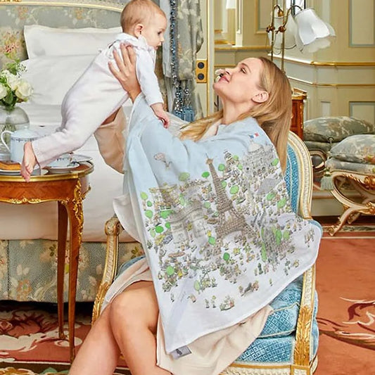 Atelier Choux Printed Baby Blanket | 26 Designs | Luxury Baby Gift