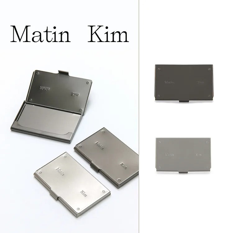 Matin Kim Signature Metal Business Card Holder