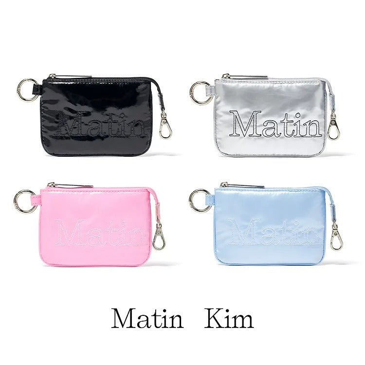 Matin Kim MATIN STITCH FLAT MINI POUCH