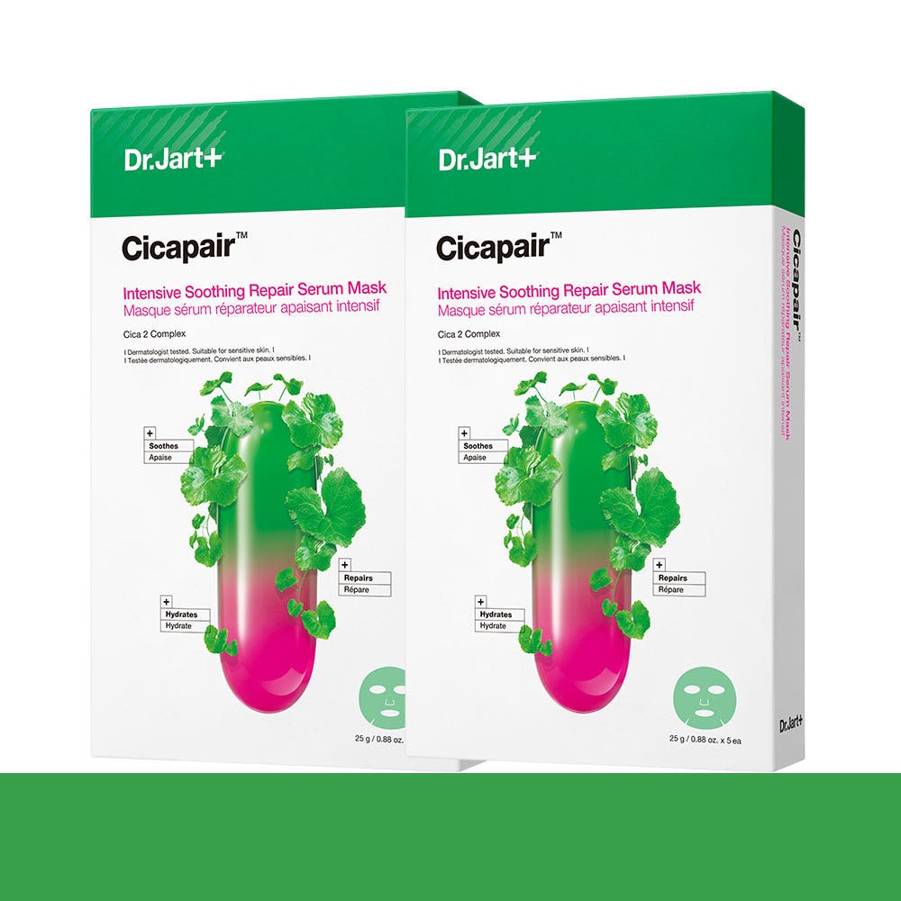 Dr.Jart+ Cicapair Intensive Soothing Repair Serum Mask 25g (1 piece/ 10 pieces)