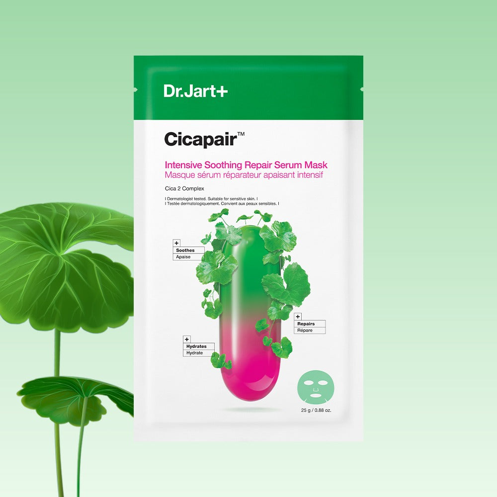 Dr.Jart+ Cicapair Intensive Soothing Repair Serum Mask 25g (1 piece/ 10 pieces)