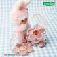 [Monchhichi | My Melody & Kuromi Collaboration] Amuse Flower Eye Palette Limited Edition (Friend Acrylic Keyring + Character Seal)