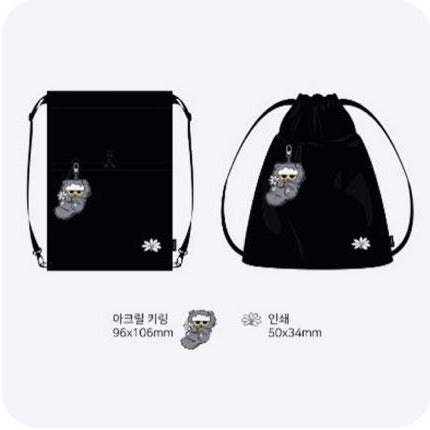 ZO&FRIENDS Drawstring Backpack Set