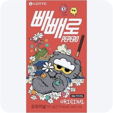 LOTTE x ZO&FRIENDS Original Chocolate Pepero 55g