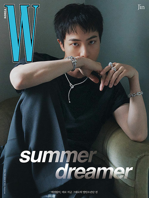BTS Jin W Korea July Cover