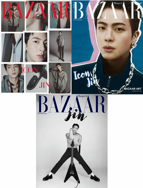 Bazaar Korea 2024(Cover: BTS Jin) - 3 volumes