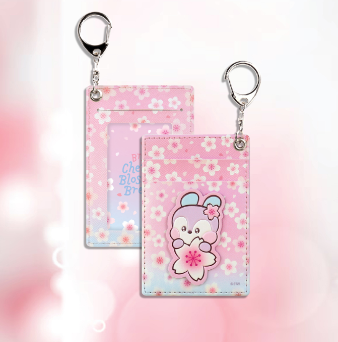 BT21 Cherry blossom minini card holder
