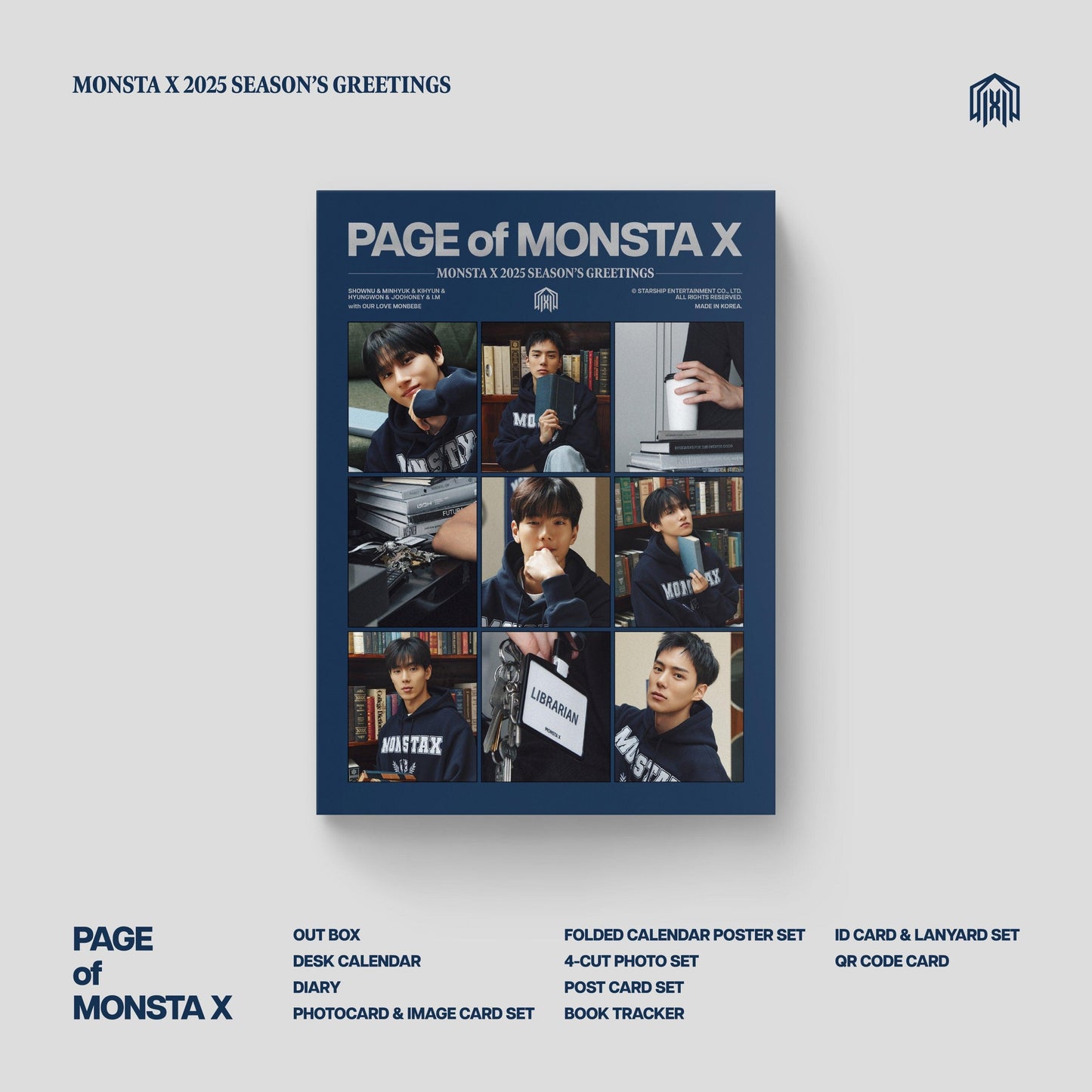 [Pre-order] Monsta X - 2025 Season Greetings