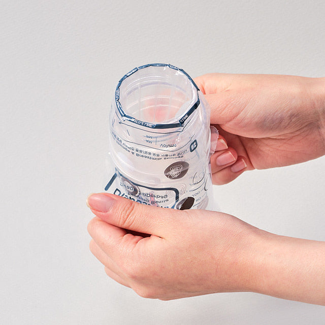 MOTHER-K disposable bottle liner fitted into bottle