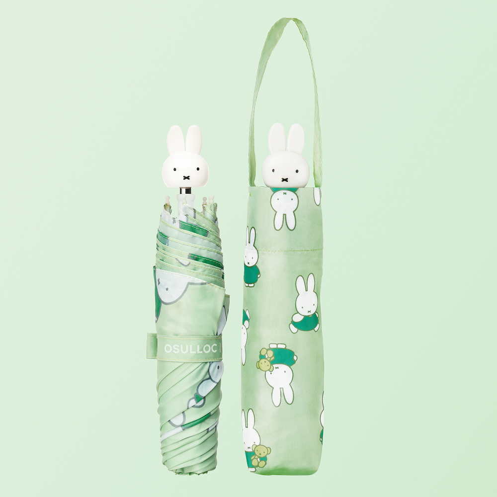 Osulloc x Miffy sun and rain umbrella with carrying pouch
